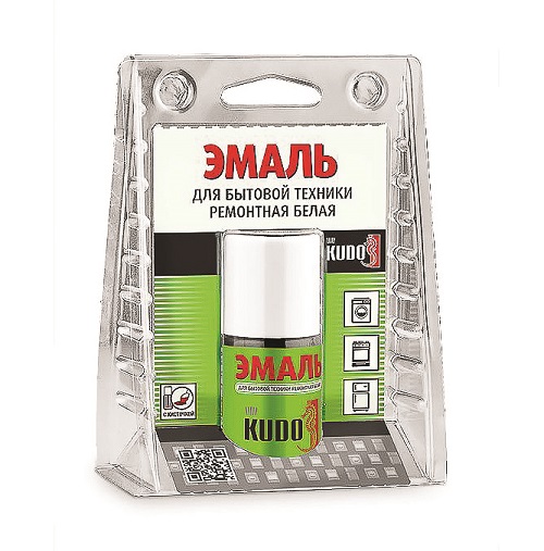 Эмаль для бытовой техники KU-7K1311 KUDO 15 мл белая